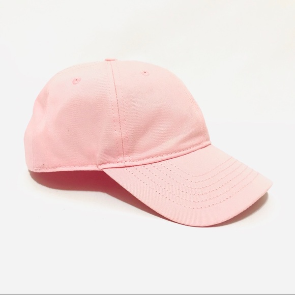 light pink baseball hat